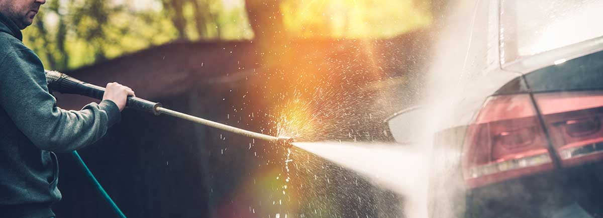 Visokotlačni perač u akciji - profesionalno čišćenje